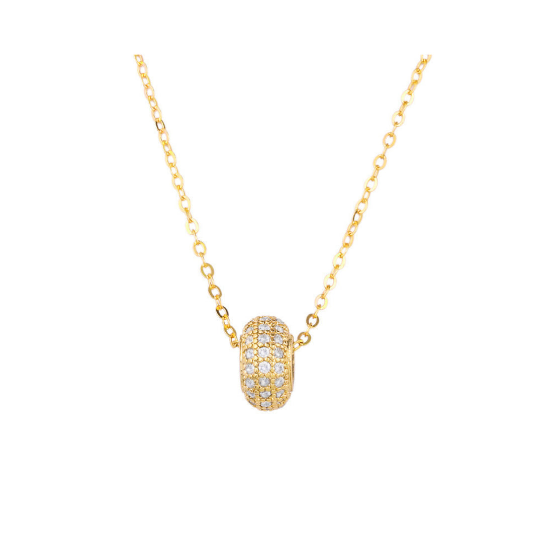 Gold Circle Necklace