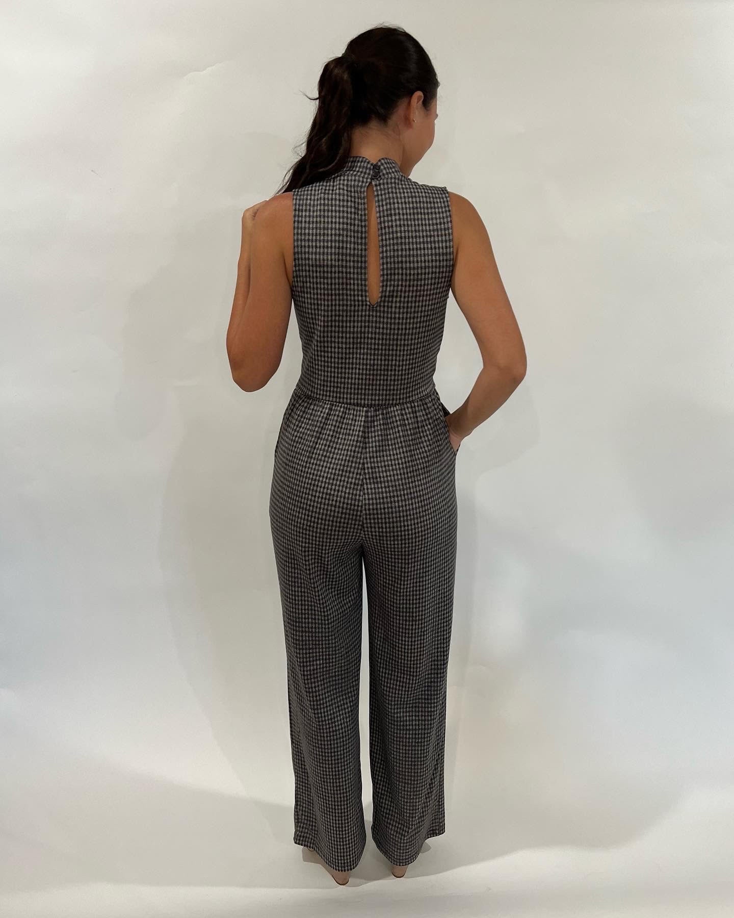 Mock Neck Jumpsuit