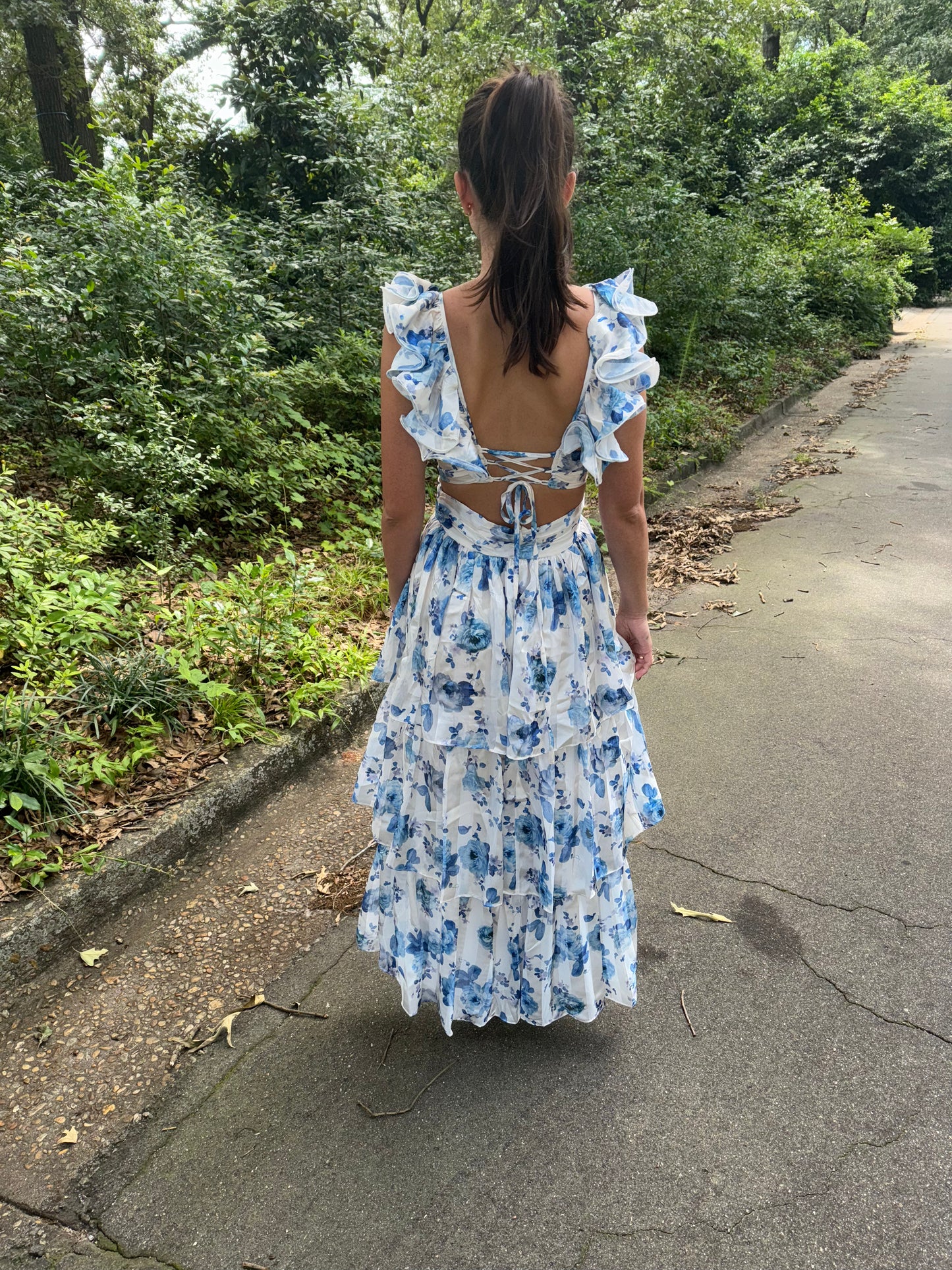 Romantic blue dress